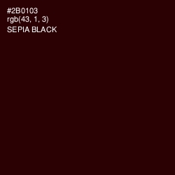 #2B0103 - Sepia Black Color Image